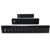 3PCS 1/4in 3/8in 1/2in Socket Holder Organizer Black Multifunctional Storage