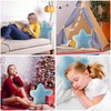 AUCOOMA Star Pillow Plush Soft Star Shaped Throw Pillows Toy