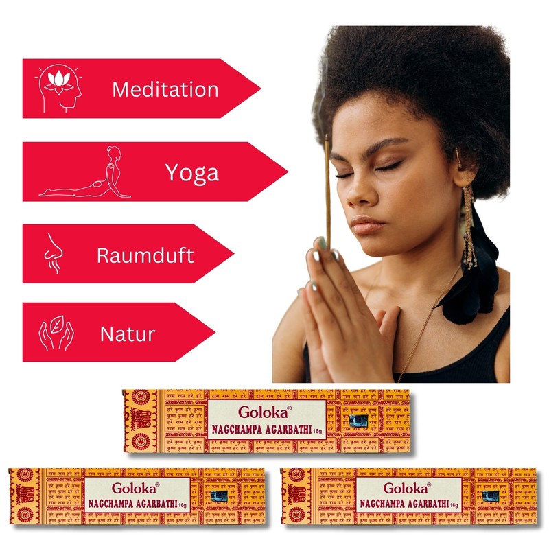 Incense Stick Set, Satya, Goloka, Various Fragrances, Incense (3 x