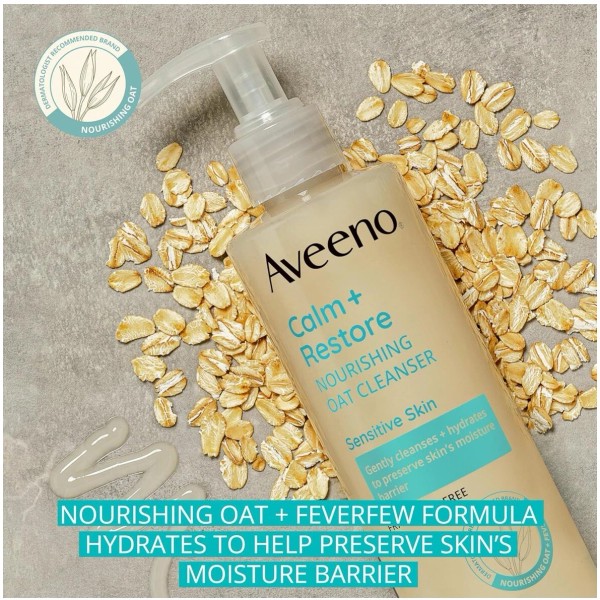 Calm + Restore, Nourishing Oat Cleanser, Sensitive Skin -Fragrance Free-