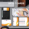 ALLEN & MATE Leather Card Holder Slim Wallet, RFID Blocking