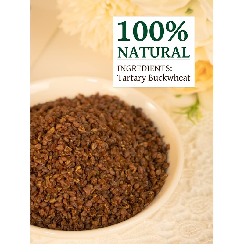TeeLux Tartary Buckwheat Tea, Roasted Buckwheat Loose Leaf Tea, High