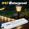 DEEPDYMMY 24V Power Supply 150W UL LED Driver Waterproof IP67
