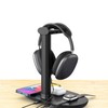 Headphone Stand with Charger,4 in 1 Desk Gaming Headset Holder