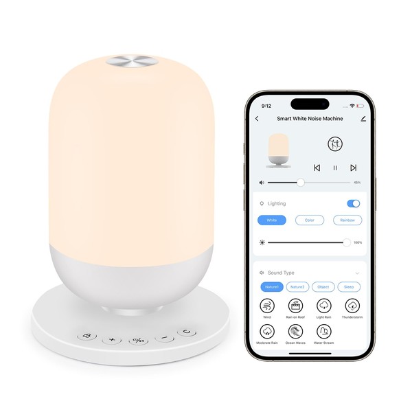 WOUWON Baby White Noise Machine Sleep Sound Machine 34 Soothing