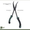 Zite Fishing Hook Remover Pliers XXL Curved Longnose Release Pliers