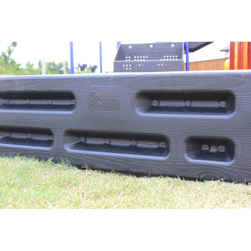 Playsafer Playground Edging Border -12" High Plastic Interlocking Timber for