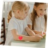 BIUDECO 2sets Portable Heart Shaped Patches Non-irritating Waterproof for Boys