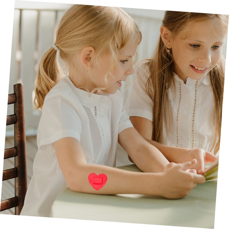 BIUDECO 2sets Portable Heart Shaped Patches Non-irritating Waterproof for Boys