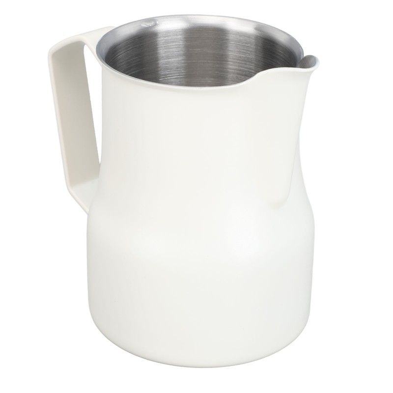 Milk Frother Cup 350ml 304 Stainless Steel Pointed Mouth Foaming