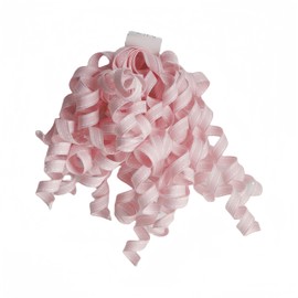 Meseey Christmas Curly Ribbon Bows 6" Self Adhesive Gift Bows 6 Count Set for Gift Wrapping, Treat Bags, Gift Baskets, Baby Showers, Weddings (Baby Pink)
