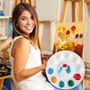 Mixing palette, colour palettes, painting palette for storage, 2 pieces
