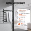 VEVOR 6 Bars Towel Warmer Rack, Wall Mounted Heated Towel