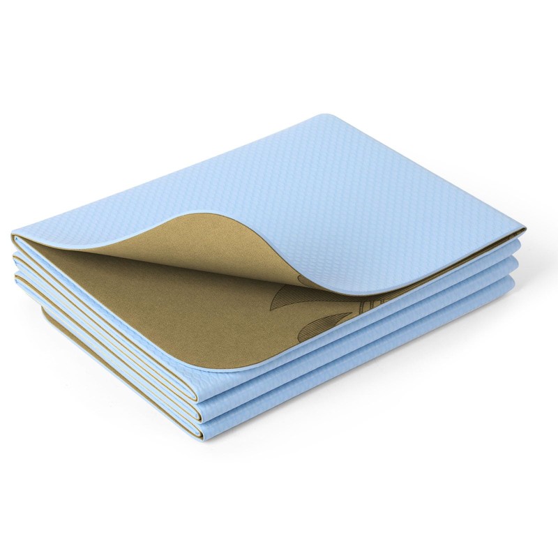 Enssy Cork Travel Yoga Mat Foldable Folding Small 173 61