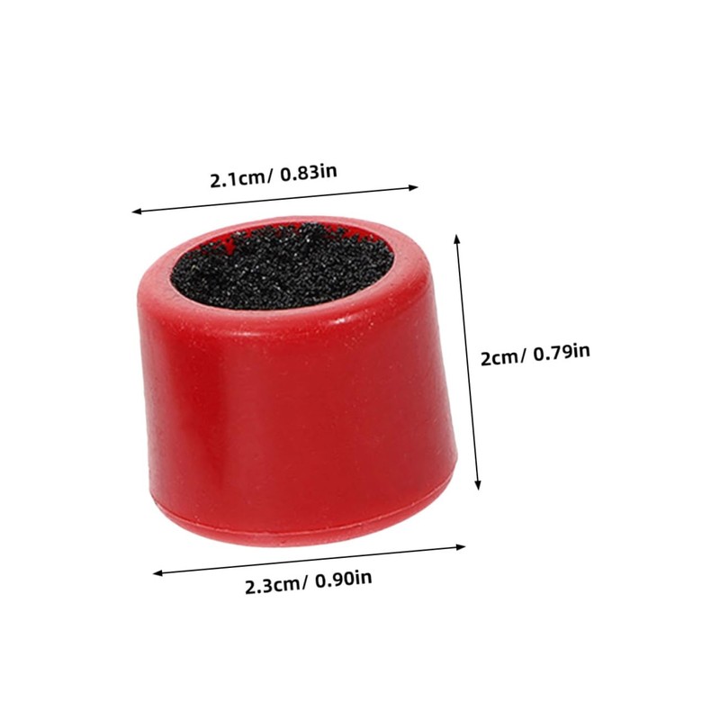 Kisangel 6pcs Billiard Cue Tip Shaper Durable Plastic Burnisher File