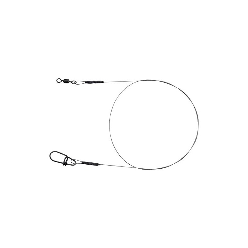 Spro Matt Black Leader 1x1 Titanium - Spinning Leader for