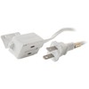 Axis Power Cord Cable (45502) , White , 6 ft
