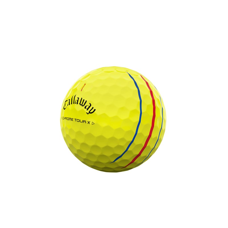 Callaway CHROME TOUR X YLW 24 Triple Track Golf Balls,