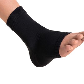 D&M 109721 Asmedy Ankle Support, For Ankle Support, For Both Left and Right Use, Made in Japan, Black, M Size, Level 4, Sleeve Type N, Fixed, Support, Stretchy, Compression, High Ventilation