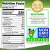22CM Round Rice Paper Non-GMO | Pack of 3 (12
