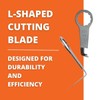 Fein L-Shaped Cutting Blade for Precision Work - Serrated Design