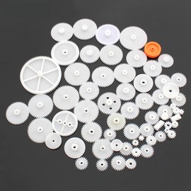 LUYING Gear Gear Plastic Pack Pulley Shaft Belt Worm Gear Set DIY Parts Toy Car Robotic Pulley Brake Toy Repair Making Wide Variety of Durability and Usability