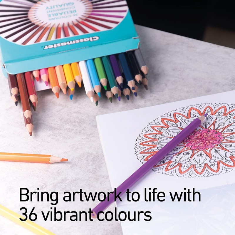 Classmaster Colouring Pencils Assorted (Pack of 36) CPW36