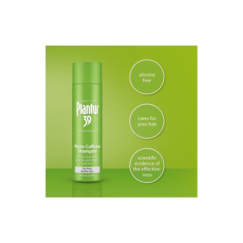 Dr Wolff Plantur 39 Caffeine Shampoo For Fine/Brittle Hair -