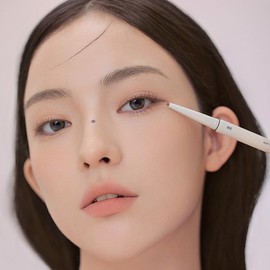 3CE 3CE Soft Mute Pencil Liner (Increased) 3CE Eye Point Brush, ASH GRAY / 쓰리씨이 3CE 소프트 뮤트 펜슬 라이너 (증)3CE 아이 포인트 브러쉬, ASH GRAY