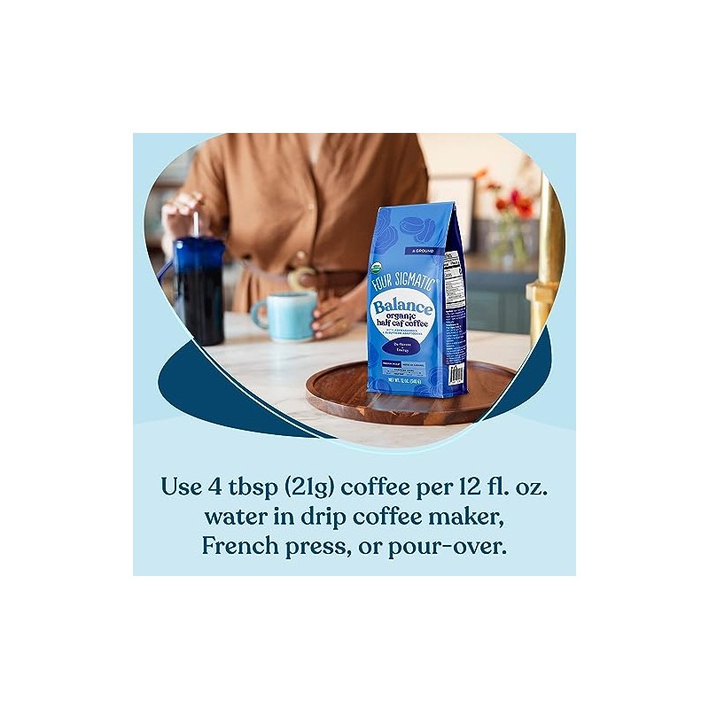 Four Sigmatic Four Sigmatic Organic Balance Adaptogen Ground Coffee |