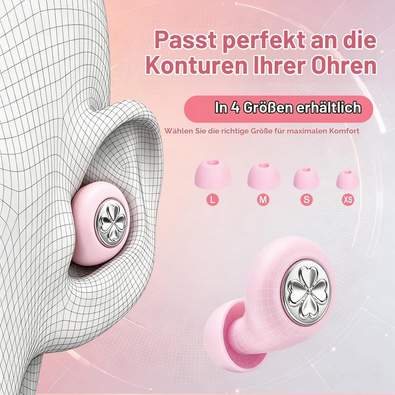 Ear Plugs for Sleeping, Soft and Reusable, Available in 4