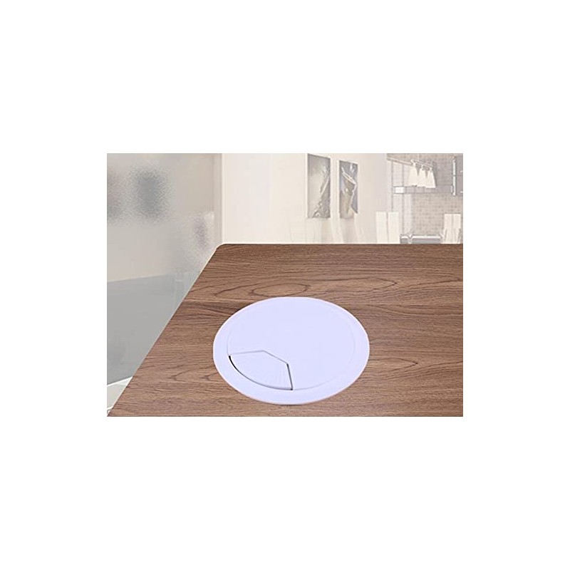 ZESLIV ABS Cable Grommet for Desk Cable Pass for Table