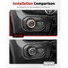 JWWY Dashboard Air Vent Trim Ring Set Fit for 2024-2026+