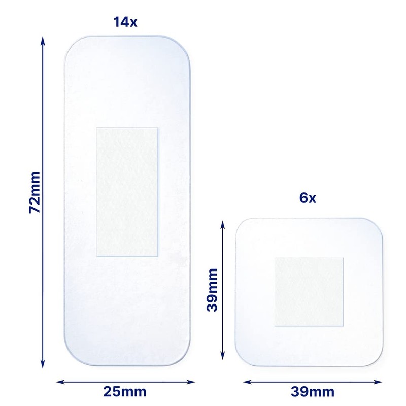 Elastoplast Elastoplast Aqua Protect Plasters (20 Plasters), 100% Waterproof for