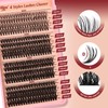 Higu clace Wimpern-Extensions,30D+40D+50D+60D Lash-Extension-Set, Wimpern-Extensions-Set-7-tage halt mit Applikator und Wimpernkleber