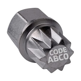 SW-Stahl 02382L-13 Wheel Lock Adapter ABC0 I Suitable for VW I Release Rim Locks I Wheel Lock Rim Lock Disassembly Tool I Rim Lock Extractor I Rim Lock Key