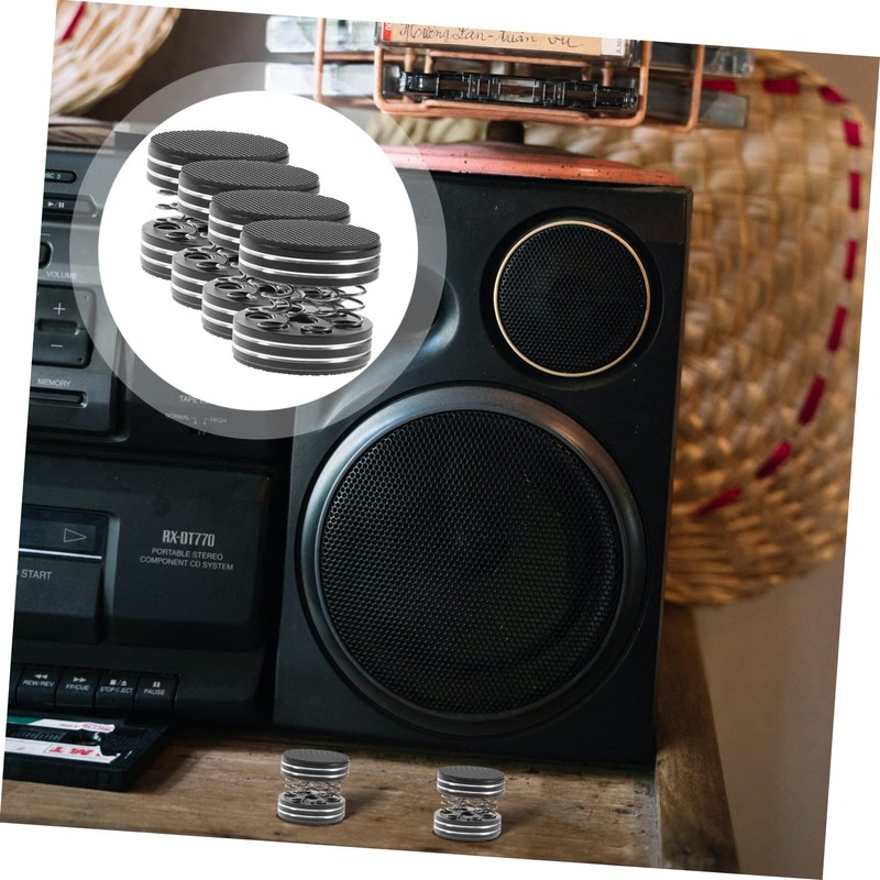 TEHAUX Speaker Isolation Foot Spring Subwoofer Stand Easy Install Sound