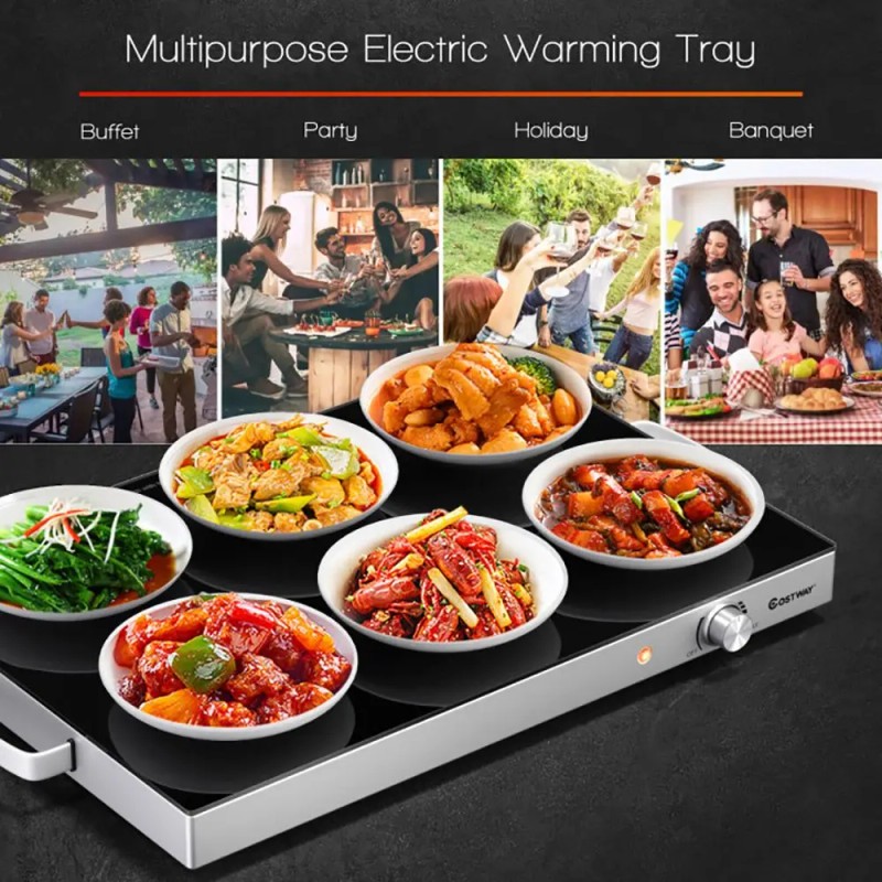22 X 14 Inch Electric Warming Tray Hot Plate Dish