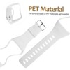 Mikinona Simple TPU Watch Band for Wear-Resistant Solid Strap for