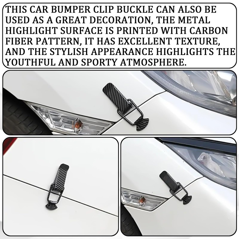 Hirificing 2PCS Quick Release Bumper Clips Car Bumper Clips Repair