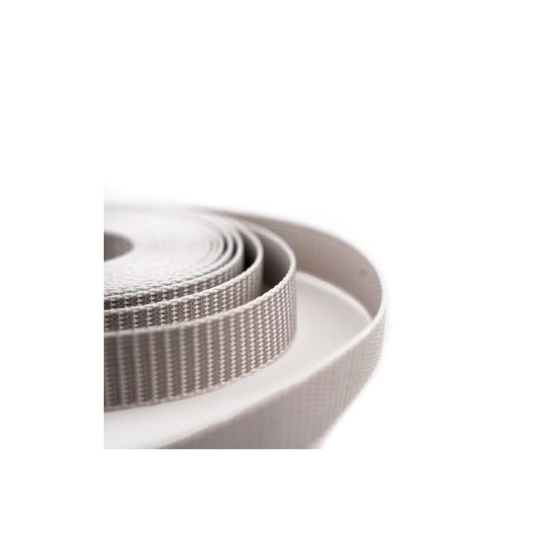 Jalousiene® Roller Shutter Strap Grey 14/15 mm Length 7 m