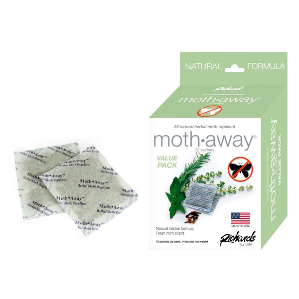 Richards Moth Away/Herbal - Value Pack - 72 sachets