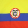 Colombia coat of arms Flag 18'' x 12'' cords -
