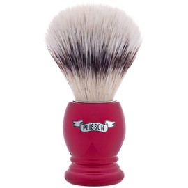 Plisson Mother of Pearl White Fibre Shaving Brush Size 12