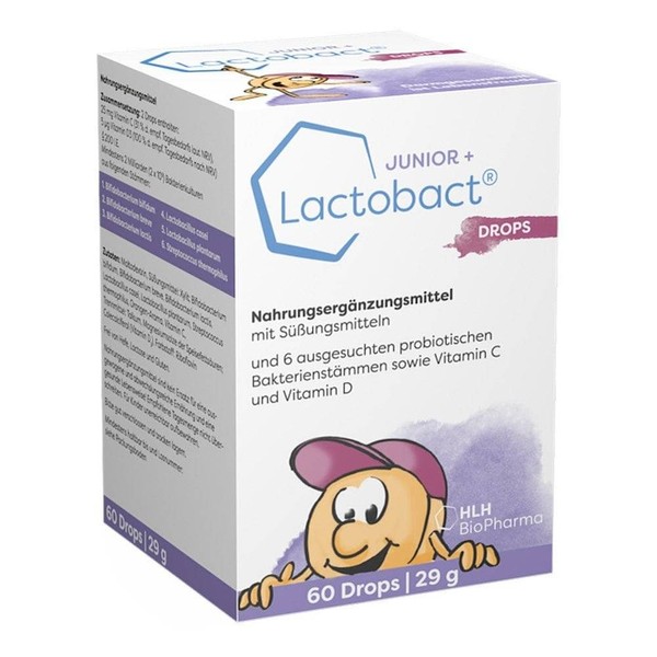 Categories:Gastrointestinal tract,Improving digestion,Pharmacy Lactobact Junior Drops lozenges, 60