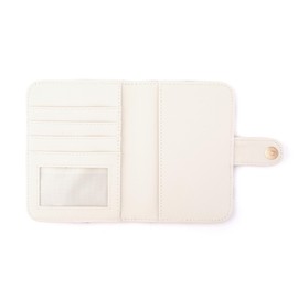 MIAMICA Trendy Designer Bone Metallic Blue Butteffly Passport ID Case Cover Holder Travel Wallet