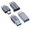 WITRN Micro USB B to USB A/C Male Adapter,USB 3.0