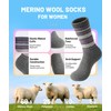 SIMIYA 5 Pairs Winter Socks Women Warm Merino Wool Sock