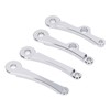 Motorcycle Headlight Mounting Bracket 39 to 41mm Bright Silver Surface