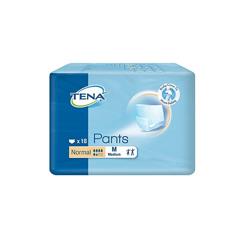 Tena Normal 791568/pull-ups Hose, Größe M (18 Stück), Transparent